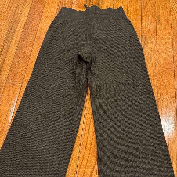 Green Ribbed Pants - Picture 3 of 4